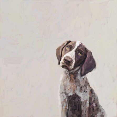 Watercolor German Shorthair Pointer, German Shorthaired Pointer Art, Portraits Painting, Dog Portraits Painting, Cradle Bedding, German Shorthair, Shorthaired Pointer, German Shorthaired Pointer, Dog Decor