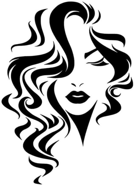 Sihoullete Art, Sillouttes Images Women, Silhouette Art Ideas, Women Silhouette Art, Female Silhouette Art, Animal Stencil Art, Animal Tattoo Ideas, Women Images, Silhouette Drawing