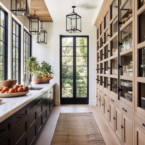 Butlers Pantry Ideas Layout, Pantry Door Ideas, Dream Kitchens Design, Kitchen Transformation, Kitchen Pantry Design, Pantry Door, Kitchen Inspiration Design, Pantry Design, Modern Farmhouse Kitchens