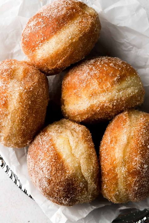 Brioche Donuts - Baran Bakery Baking Recipes From Scratch, Fried Desserts, Brioche Donuts, Types Of Donuts, Donut Filling, Recipes From Scratch, Fried Donuts, Brioche Bread, Fried Dough