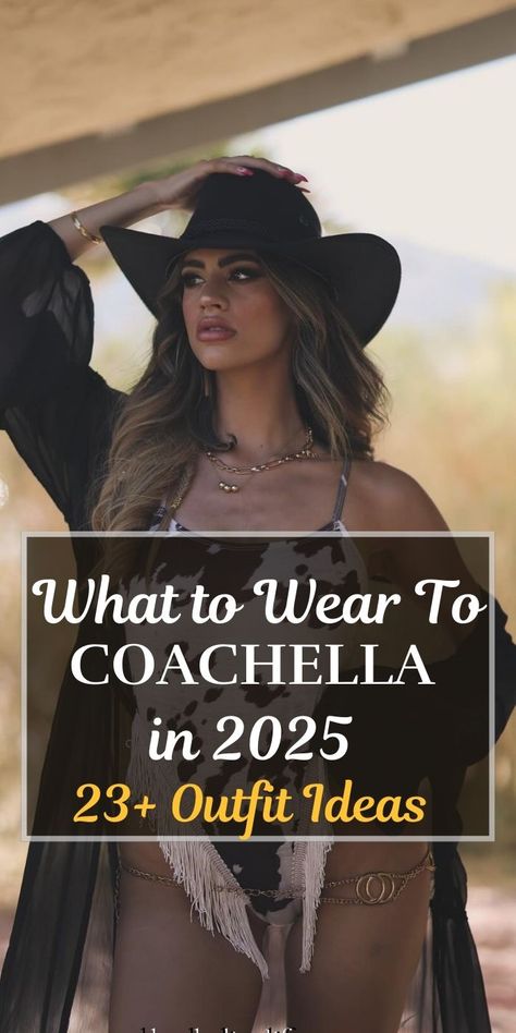 Want to stand out with a bold look? These 24 Coachella outfits and Coachella outfit ideas feature leather, chains, mesh, and dark tones for an edgy festival style. #edgyfashion #coachellastyle #grungeaesthetic Comfortable Coachella Outfit, Coachella Outfit Ideas Women, Simple Coachella Outfit, Edgy Festival Outfit, White Long Dress Summer, Coachella Outfit Ideas, Outfit Ideas Edgy, Pink Cowboy Hat, Coachella Outfits