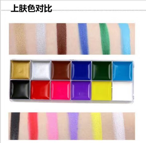 China Cosmetic Products Private Label support ; >1 Worldwide fast shipping ; WhatsApp: https://api.whatsapp.com/send?phone=86 18058753195 Eyelashes customize : eyelashescustomize.com Toxic Painting, Dress Oil Painting, Case Tattoo, Paint Halloween, Face Paint Kit, Tattoo Face, Painting Palette, Stage Makeup, Holiday Makeup