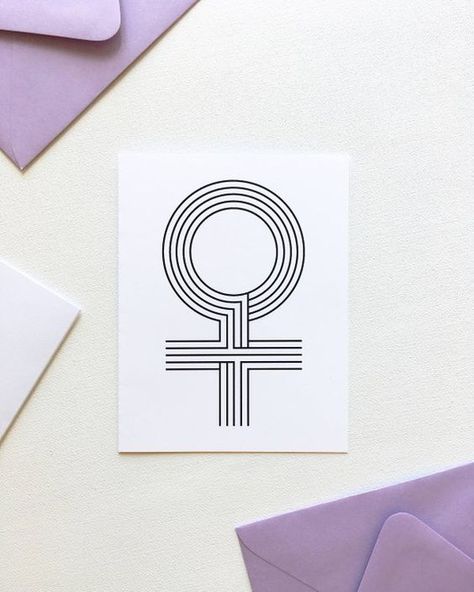 The Female Symbol In Tattoo Art: Fertility, Feminist Ideologies And Love. Venus Symbol, Feminism Art, Alchemic Symbols, Post Grad Life, Astrological Symbols, Female Symbol, Jr Art, Bronze Mirror, Feminist Art