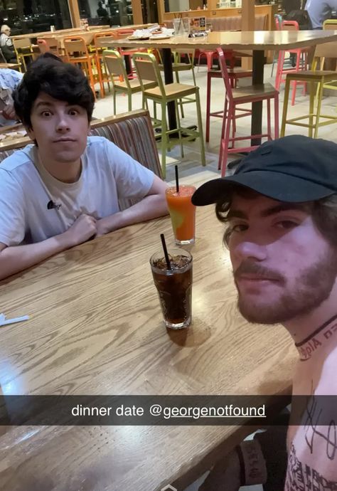 a date w/ snf!! George And Wilbur Cute Date, Dreamwastaken And Georgenotfound, Dream And George Meet Up, Dr Images, Dream And Georgenotfound Fanart Ship, Cat Georgenotfound And Dog Dream, Georgenotfound Screaming, Snapchat Posts, Dream Video