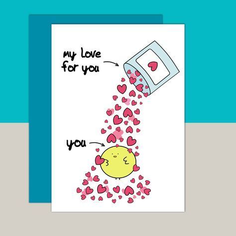 Card For Girlfriend, Creative Birthday Cards, Birthday Card Drawing, Kartu Valentine, Ge Bort, Birthday Cards For Boyfriend, Cards For Boyfriend, Card Drawing