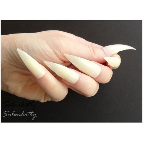 Cat Style Claw Nails Blanks w/ Nail Art PDF Tutorial DIY Kit diy... ($7) ❤ liked on Polyvore featuring beauty products, nail care, nail treatments, nails and nail art kit Bone Nail Art, Wolf Nails, Cat Claw Nails, Pedicure Supplies, Art Pdf, Claw Nails, Art Supply Stores, Art Costume, Bone Color