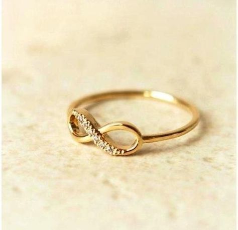 Infinity ring Kacamata Fashion, Gold Infinity Ring, Infinity Rings, Desain Signage, Gold Rings Fashion, Gold Ring Designs, Infinity Ring, Finger Rings, Cute Rings