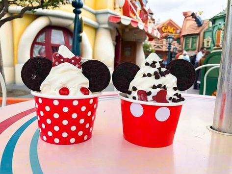 DIY Mickey Ice Cream Treats Mickey Mouse Ice Cream, Mickey Waffle, Ice Cream Social Party, Waffle Ice Cream Sandwich, Mickey Ice Cream, Ice Cream Car, Sundae Cup, Disney Desserts, Waffle Ice Cream