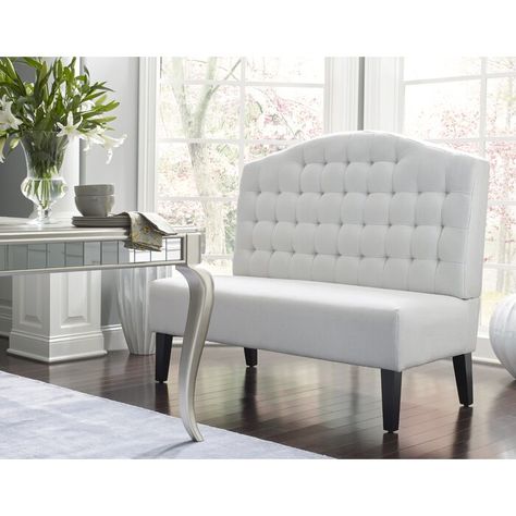 Tufted Leather Chair, Upholstered Bench Bedroom, Banquette Seating In Kitchen, Banquette Bench, Upholstered Banquette, Couch Seats, Tufted Loveseat, Coastal Furniture, Dining Nook