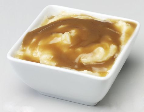 Mashed potatoes and gravy are perfect for a mechanically soft diet. Mechanical Soft Diet, Kfc Gravy Recipe, Kfc Gravy, Kfc Fried Chicken Recipe, Dysphagia Diet, Soft Foods To Eat, Pureed Diet, Kfc Coleslaw Recipe, Soft Diet