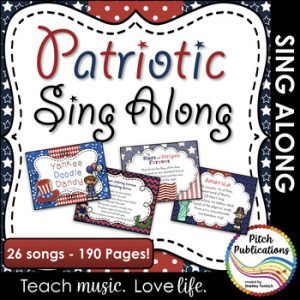 Ideas and Resources for Patriotic Celebrations Patriotic Songs, Yankee Doodle Dandy, Table Of Contents Page, Solfege, Church Graphics, Sing Out, Music Ed, Singing Time, Music Centers