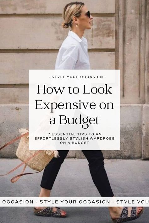 Look Expensive On A Budget, How To Look Expensive, Chique Outfit, Mode Tips, Look Expensive, Effortless Outfit, Casual Chique, Chique Outfits, How To Look Rich