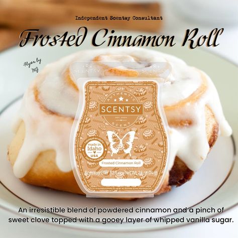 Bar image with scent description Bar Image, Scent Bars, Scent Description, Scentsy Scent, Scentsy Bars, Scentsy Consultant, Vanilla Sugar, Cinnamon Roll, Cinnamon Rolls