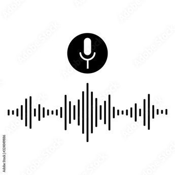 Stock Image: Sound audio wave. Voice message or recording voice. Vector illustration. Girl Voice Message, Audio Waves, Voice Message, Hello How Are You, Saying Hello, Say Hello, The Voice, Stock Vector, Massage