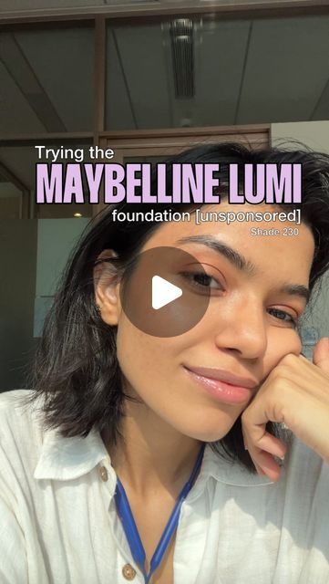 Mallika on Instagram: "Have you tried it yet? Get the link automatically when you say SHOP 🫶🏼✨  Wearing @maybelline_ind Super Stay Lumi-Matte Foundation in Shade 230  For reference I wear their Fit Me in Shade 310   _____ matte skin tint foundation for summer, non oily foundation, foundation with matte finish, dewy skin, no makeup makeup look, maybelline lumi" No Makeup Makeup Look, Foundation Swatches, No Makeup Makeup, Matte Skin, Skin Tint, Maybelline Super Stay, Foundation Shades, Dewy Skin, No Makeup