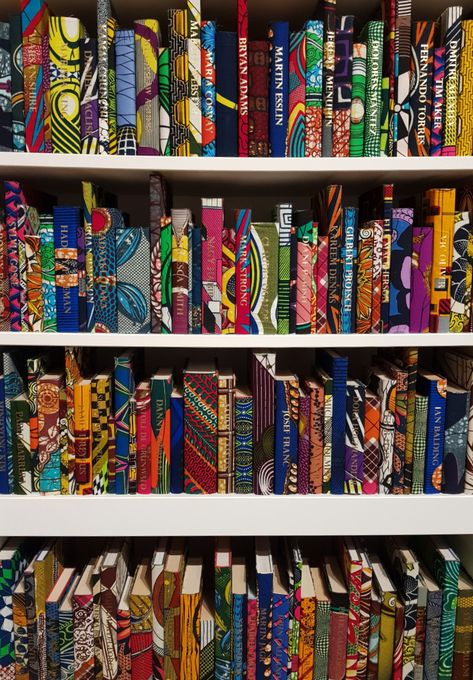 Yinka Shonibare 'The British Library' at Tate Modern - Urbanstax Culture Identity, Tate Modern Museum, Yinka Shonibare, Modern Museum, The Tate Modern, Dutch Wax Print, Zadie Smith, Wax Print Fabric, Modern Website