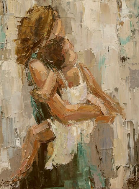 Kathryn Trotter: Mama Kathryn Morris, Mother Art, Baby Room Art, Paintings I Love, Trotter, Room Art, Figure Painting, Painting Inspiration, Love Art