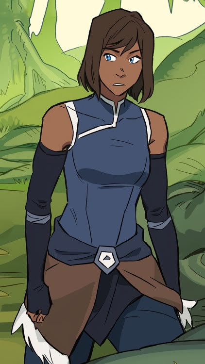 Tlok Korra, Korra Lok, Korra Body Build, Korra Art, Korra Short Hair, Korra Drawing, Korra Avatar Fanart, Avatar Korra Outfits, Legend Of Korra Fan Art