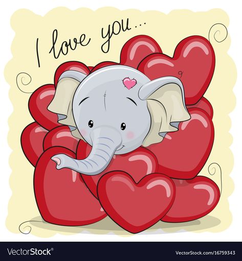 Walking Cartoon, Affiches D'art Déco, Blue Nose Friends, I Love You Images, Cute Hippo, Valentine Images, Teddy Bear Pictures, Cartoon Elephant