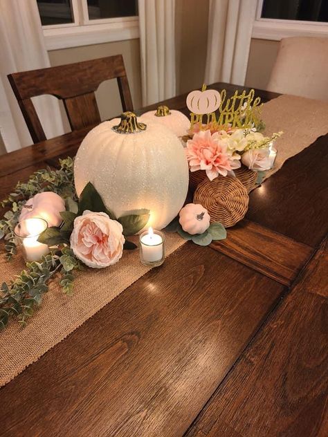 Pink Pumpkin Baby Shower Ideas, Pumpkin Baby Shower Ideas, Baby Shower Reveal Ideas, Lil Pumpkin Baby Shower, Pink Pumpkin Baby Shower, Pumpkin Birthday Parties, Friendsgiving Food, Pink Autumn, Fall Birthday Parties