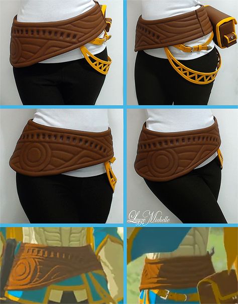 PROGRESS: Zelda's Belt from Breath of the Wild by LayzeMichelle on DeviantArt Cosplay Belt, Princess Zelda Cosplay, Silent Princess Flower, Princess Zelda Costume, Zelda Diy, Zelda Costume, Link Cosplay, Botw Zelda, Princesa Zelda