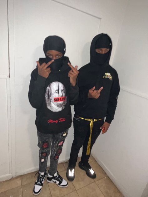 2 Man Picture, Hood Guy Black, Hood Dude Outfits, Hood Brothers, Hood Boys Black, Hood Dudes, Hood Drip, Hood Picture, Gang Photo