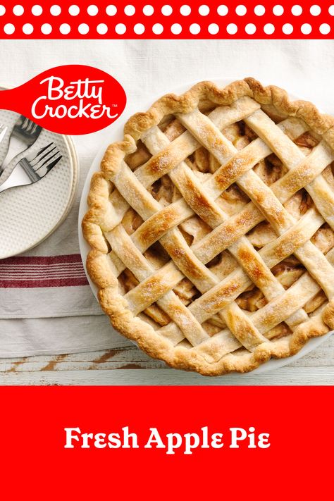 Betty Crocker Apple Pie, Fresh Apple Pie, Savings Book, Skippy Peanut Butter, Perfect Apple Pie, Pie Baking, Betty Crocker Recipes, Baked Apple Pie, Roast Turkey Breast