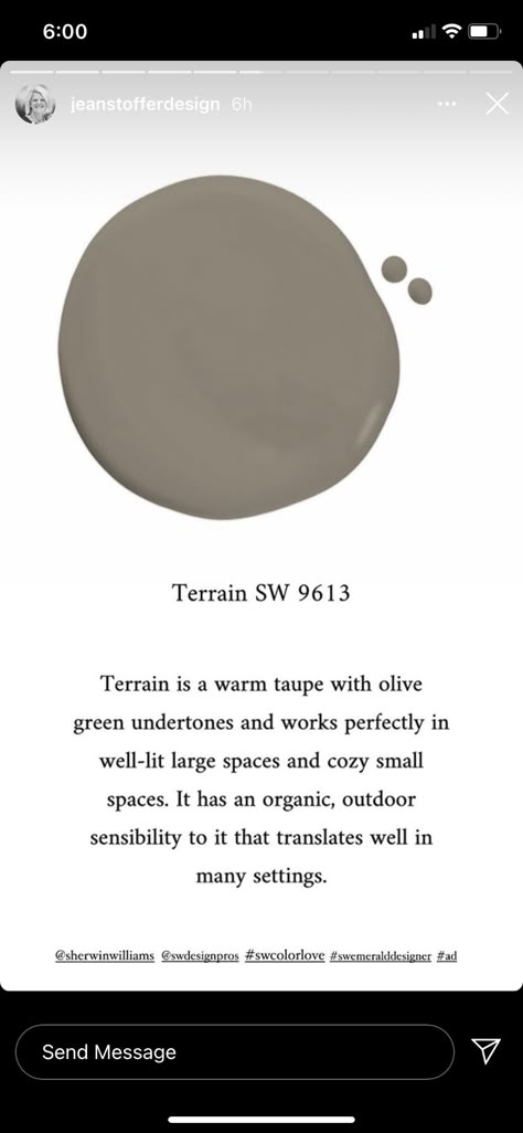 Fun Basement Colors, Sw Hidden Trail Paint, Dark Mushroom Paint Color, Sw Carriage Stone, Bm Antique Pewter, Haven Of Coziness Paint, Terrain Sherwin Williams, Neutral Wall Color For Whole House, Anonymous Sherwin Williams