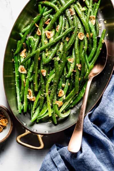 Boiled Green Beans Recipe, Boiled Green Beans, Garlic Butter Green Beans, Butter Green Beans, Leftover Green Beans, Boil Green Beans, Easy Green Bean Recipes, Garlic Green Bean Recipes, Blanching Green Beans