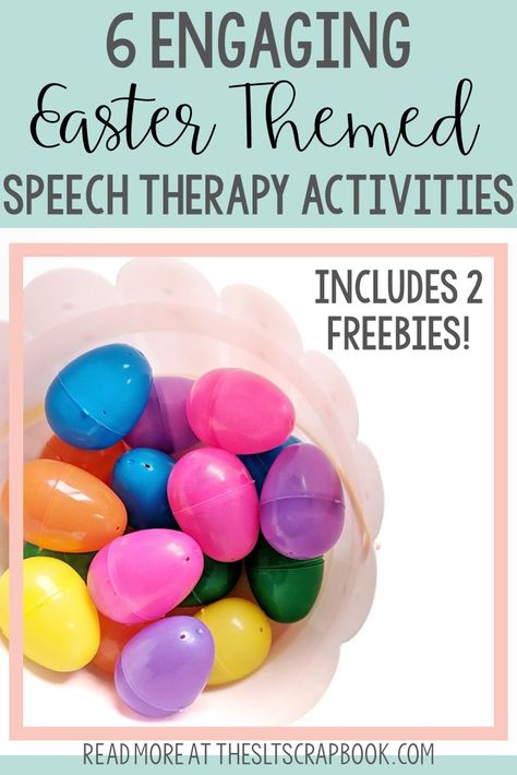 These six engaging Easter-themed activities are perfect for use throughout April in your Speech Therapy sessions! This blog post includes a range of fun and low prep speech therapy ideas, including Easter-themed activities for speech sounds, Easter activities for language goals, and two Easter-themed speech therapy freebies! Make your therapy planning easier and check out the blog post now. Group Speech Therapy Activities, Easter Speech Activities, R Sound Speech Therapy, Easter Speech Therapy Activities, Easter Speech Therapy, Speech Therapy Activities Articulation, Speech Therapy Activities Elementary, Spring Speech Therapy Activities, Easter Speeches