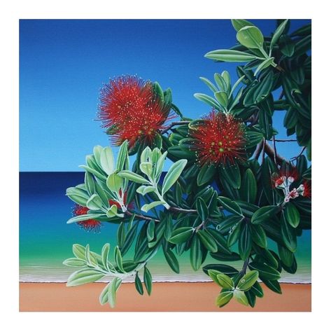 South African Flowers, Hawaii Flowers, Boat Drawing, Xmas Photos, Nz Art, African Flowers, Selling Paintings, Summer Painting, Special Pictures