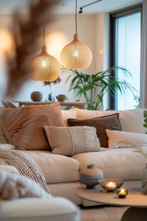 How To Light An Apartment Without Ceiling Lights: Ambient Lighting Ideas Wireless Ceiling Light Living Rooms, Living Room Low Ceiling, Ambient Lighting Ideas, Ambient Lighting Living Room, Sitting Room Lights, Apartment Lighting, Led Closet Light, Closet Lighting, Compact Living