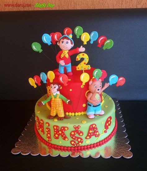 Noddy Cake, Slatki Sto, Boys Cake, Sweet Table, Chocolates, Birthday Cake, Cake, Tv, Birthday