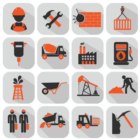 Construction icons collection | Free Vector #Freepik #freevector #city-elements #urban-street #city-street #city-road Timeline Infographic Design, Library Icon, Building Icon, Timeline Infographic, Construction Logo, Instagram My Story, Kids Artwork, Icon Collection, Graphic Editing