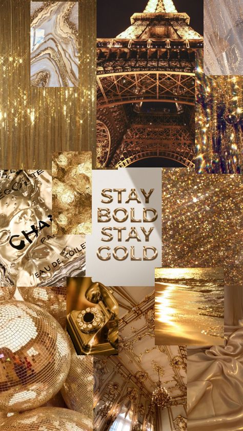 Gold Collage Wallpaper, Mama Morton, Solar Chakra, Collage Wallpaper, Gold Aesthetic, Stay Gold, Great Nails, Beige Aesthetic, Makeup Eyeliner