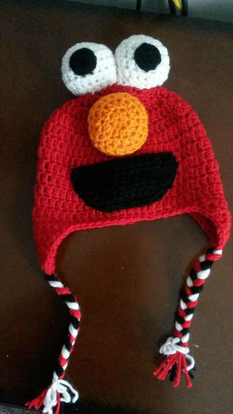 Crochet Elmo Pattern Free, Elmo Hat, Crochet Elmo Hat, Elmo Crochet, Crochet Elmo Hat Pattern Free, Elmo Crochet Blanket, Elmo Beanie, Elmo Crochet Hat, Crochet Onesie