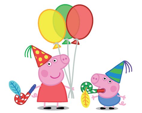 Happy Birthday Peppa, George Pig Birthday, Pepper Pig, Cake Image, Pepa Pig, George Pig, Edible Image Cake, Happy 4th Birthday, Pig Party