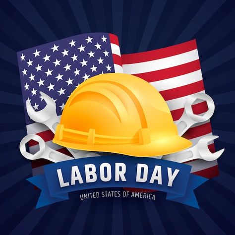 Labor Day Illustration, Labor Day Usa, Day Illustration, Happy Labor Day, Graphic Arts, Time To Celebrate, Labor Day, Labour, God Bless