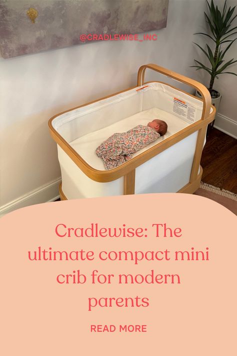 Small Cribs For Small Spaces, Cradlewise Nursery, Cribs For Small Spaces, Bedside Cot, Small Space Baby, Small Crib, Amazon Registry, Mini Crib Bedding, Bedside Bassinet