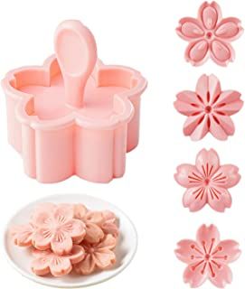 Cherry Blossom Cookie, Boutique Patisserie, Flower Shaped Cookies, Cherry Cookies, Blossom Cookies, Cookies Pastry, Cherry Flower, Cookie Press, Flower Molding