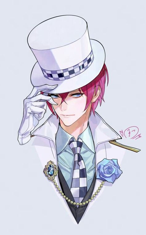 Anime Boy Gentleman Colouring Reference, Top Hat Drawing, Expo Ideas, Anime W, Anime Body, Cool Anime Guys, Anime Pictures, Arte Sketchbook, Manga Boy