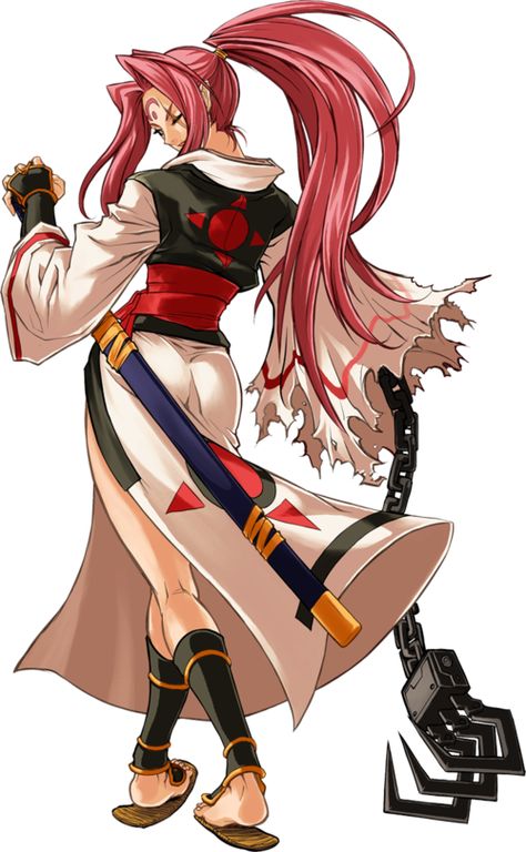 Baiken Name Profile Personal Info Appearances Voice Actor/Actress Baiken (梅喧, Baiken) is one of the few characters of Japanese descent in the Guilty Gear fighting game series (others being May and Anji Mito). Baiken was a hidden character in Guilty Gear, but became a normal character in later installments. Baiken Guilty Gear, Gear Drawing, Bear Artwork, Gear Art, Posing Inspiration, The Guilty, Guilty Gear, 2d Character, Gaming Gear