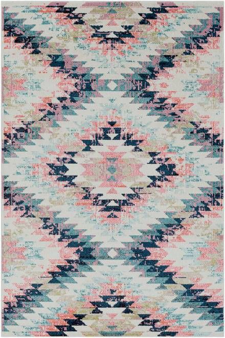 Surya White ANI-1027 Rug Ivory Bedroom Ideas, Teen Playroom, Ivory Bedroom, Glam Office, Rustic Restaurant, Surya Rug, Southwestern Area Rugs, Spring Photos, Rug Direct