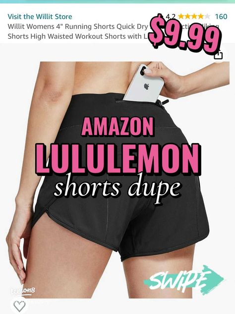 Lululemon Dupes! $9.99 Shorts on Amazon! | Gallery posted by Kendra | Lemon8 Lulu Shorts, Lululemon Shorts, Christmas List, Really Cool Stuff, Gray Color, Christmas, How To Wear