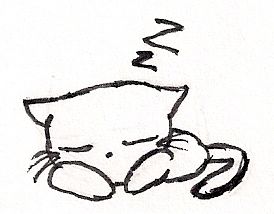 Cute Sleeping Drawing, Sleepy Kitty Drawing, Sleep Cat Drawing, Sleeping Cat Doodle, Sleepy Cat Drawing, Happy Cat Drawing, Cat Sleeping Drawing, Sleep Sketch, Sleep Doodle