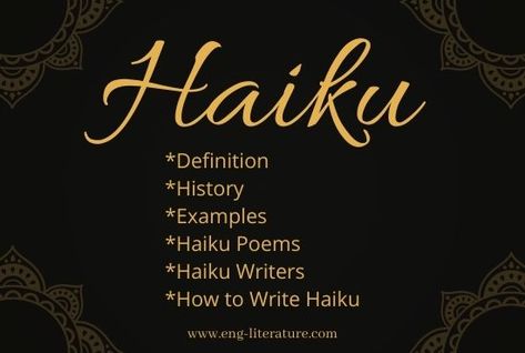 Haiku Examples, Poetry Examples, Japanese Haiku, Poem Writer, Haiku Poetry, Haiku Poems, Personal Pronouns, Creative Writing, Writers