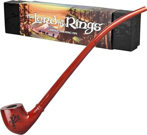 Amazon.com: Pulsar Shire Pipes - GANDALF Cherry Churchwarden Tobacco Pipe - 13" Long - Officially Licensed The Lord of the Rings Collectible : Health & Household Churchwarden Pipe, Pear Wood, The Lord Of The Rings, Gandalf, Pipe Cleaner, Cherry Wood, The Rings, Lord Of The Rings, Timeless Classic