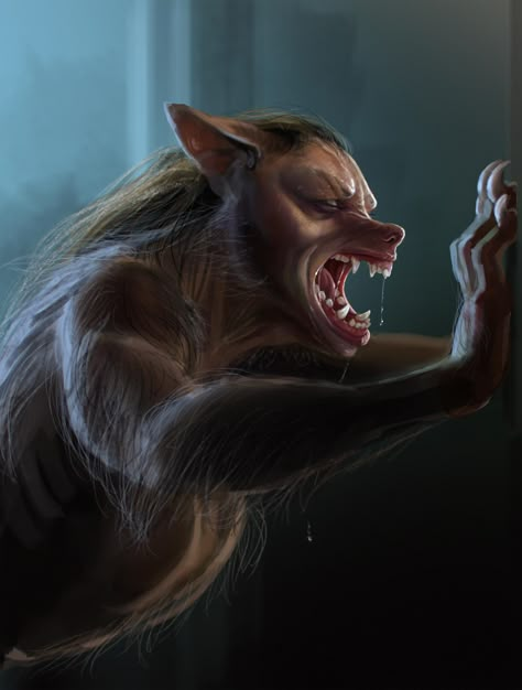 Werewolf Spell, Werewolf Drawings, Female Werewolf, Quarter Back, Werewolf Drawing, Female Werewolves, Homecoming Games, The Werewolf, Werewolf Art