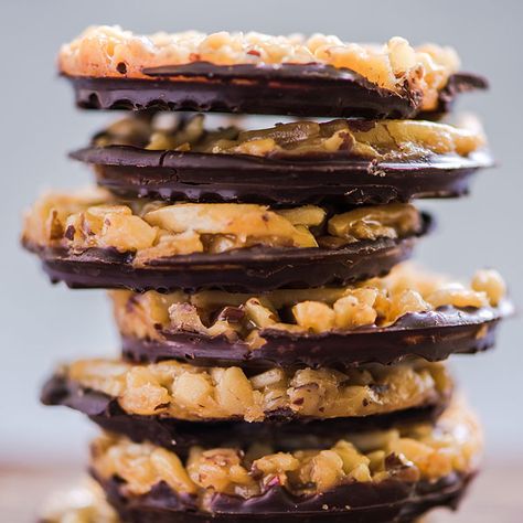 Florentine Recipe, Florentine Cookies, British Baking Show Recipes, British Bake Off Recipes, Florentines Recipe, Great British Baking Show, British Baking Show, Bake Off Recipes, Mary Berry Recipe