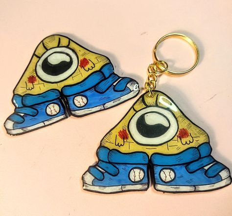 ✨ Bill Cipher - Gravity Falls ✨ Handmade Shrinky-Dink Resin Collection 🔑 Keychains 📌 Cute Cartoon Pins 🧲 Magnets 🖼️ Collectibles 👶🤣 haha baby  Bill Cypher - Baby Bill // Gravity Falls. These come as key-chains, pins, or magnets. They are hand-drawn onto shrink-plastic and coated in UV resin for protection. Due to being hand-drawn, minor differences may occur in each product, but are all quality-checked to match as close as possible.  Message me if you have any questions! Gravity Falls Earrings, Bill Cypher, Baby Bill, Shrinky Dink, Body Base Drawing, Bill Cipher, Handmade Pins, Shrink Plastic, Fall Earrings